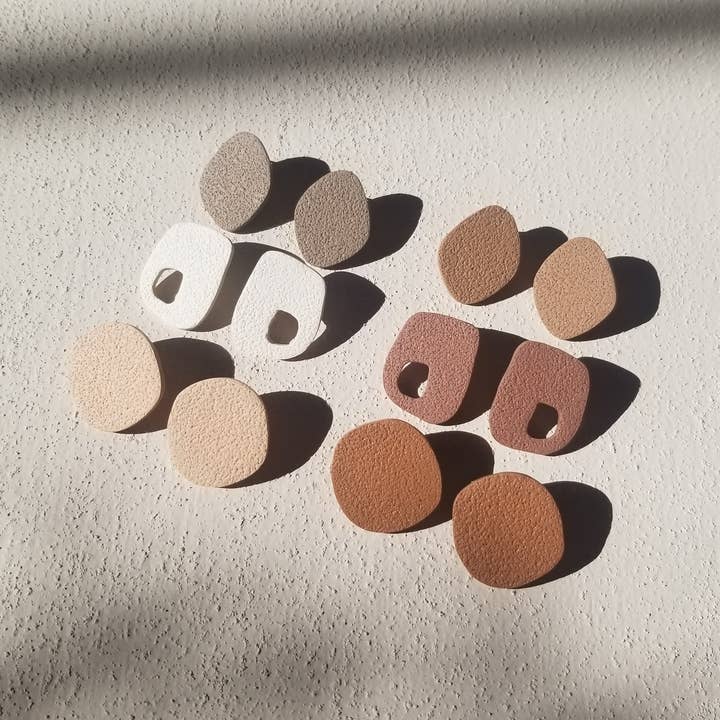That Clay Girl Co. - Wholesale Stud/Post Earrings - RUSKA #5 | Polymer Clay Earrings | Stud Pack | 3 Pack Studs9