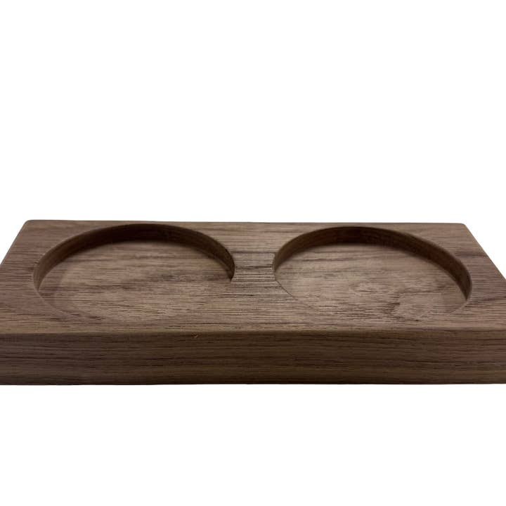 Galleyware - Wholesale Salt & Pepper Shaker Set - Ocean Reel Salt & Pepper Walnut Base1