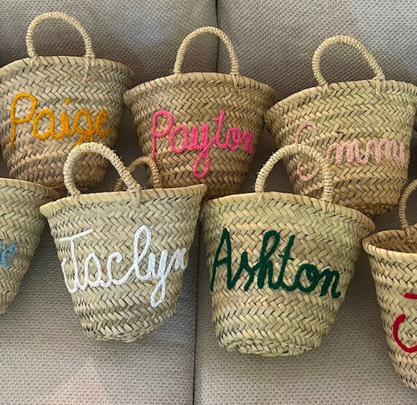 Mikwi - Wholesale Beach Bag - Personalized Beach Bag, Customized Straw - Palm Leaf Basket3