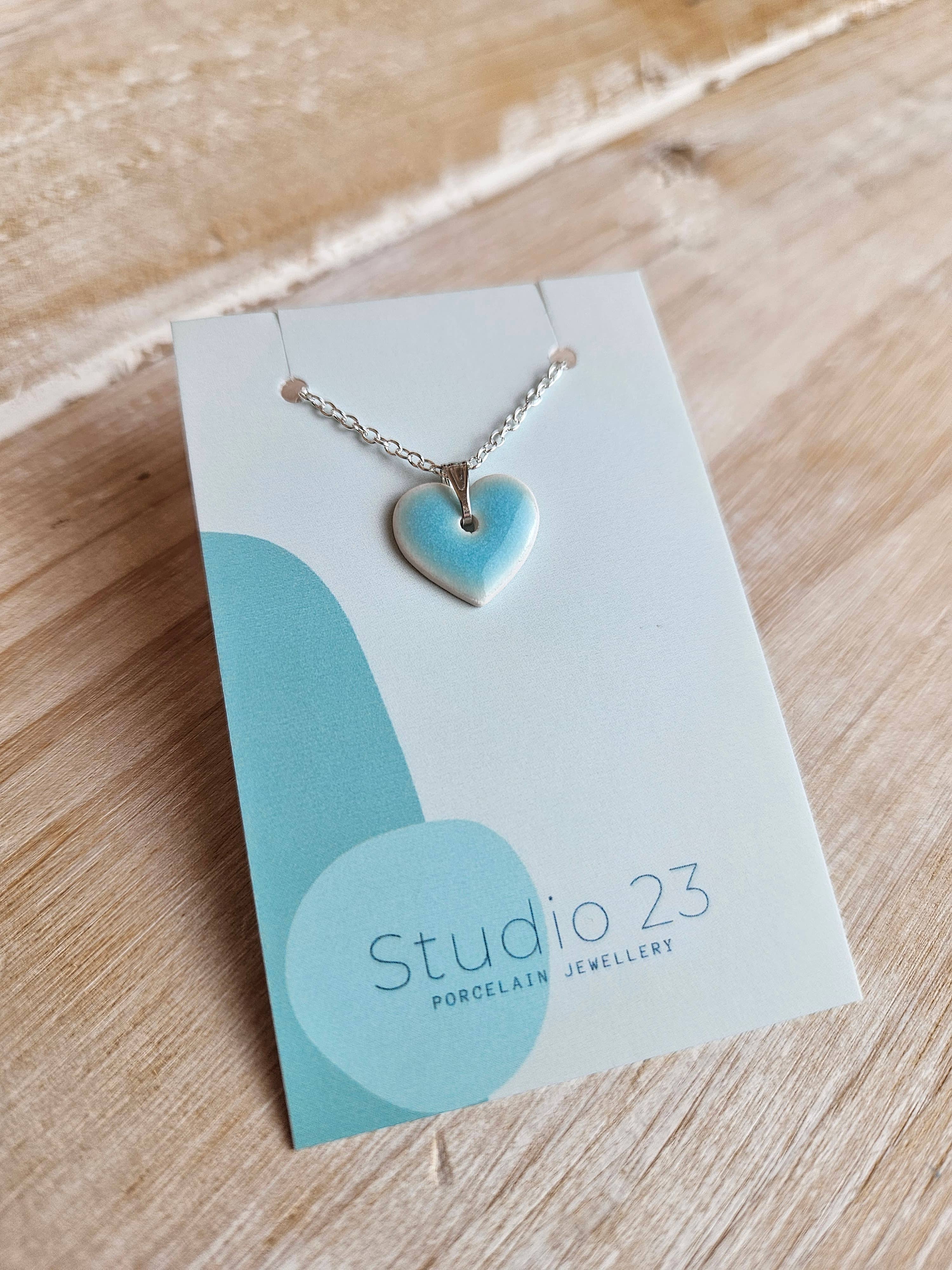 Studio 23 Ceramics - Wholesale Individual Charm/Pendant - NEW DESIGN Pendant Heart4