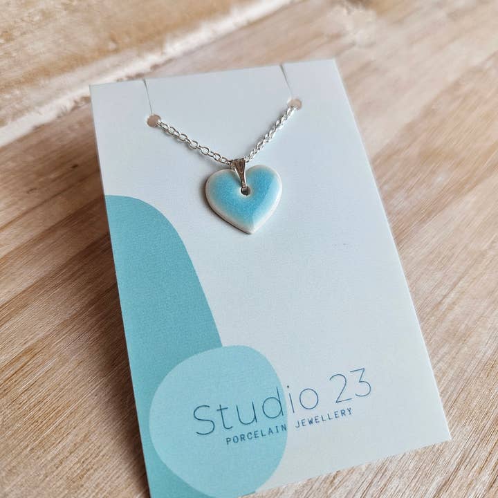 Studio 23 Ceramics - Wholesale Individual Charm/Pendant - NEW DESIGN Pendant Heart4