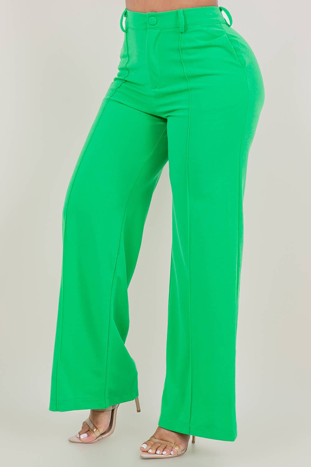 Fashion Space - Wholesale Pants - Women's - Women's Loose Fit Solid Pants2