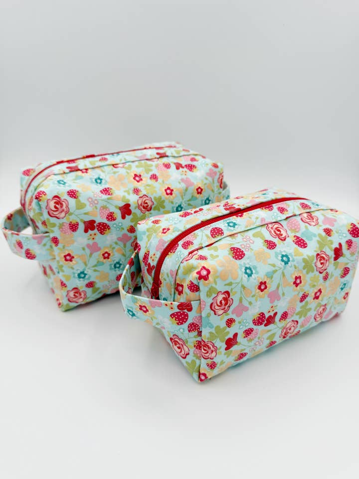 Quilted Boxy Everything Bag w/ Handles and Zipper Closure for wholesale by Moonshadow Caravan