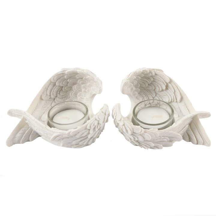 Something Different Wholesale - Wholesale Candle holder - Set of 2 Winged Candle Holders