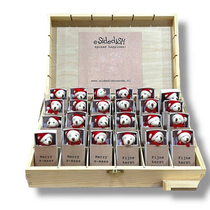 Christmas beer merry x-mas in box 24x for wholesale by Sidedish Cards