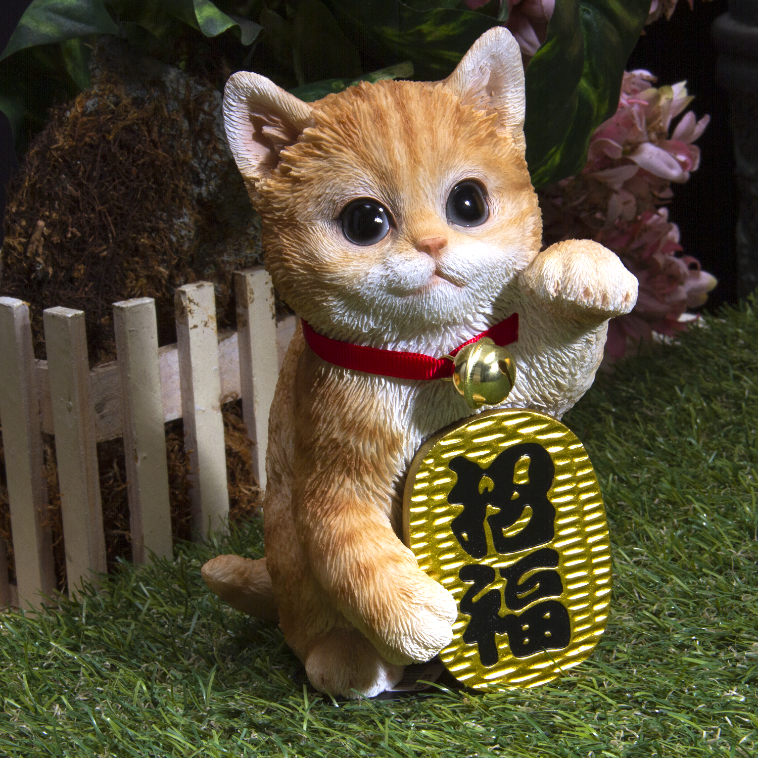 Urban Tokyo – Großhandel Dekofigur – Figur Lucky Cat, Orange Tabby, 16,5 cm hoch (1/6)1