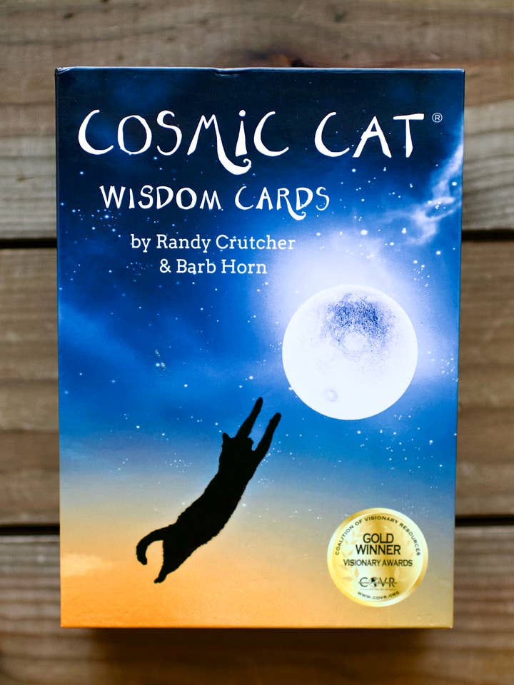 Cosmic Cat Wisdom Cards for wholesale by Red Wheel/Weiser LLC