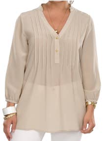 Collins Blus för wholesale av Cortland Park Cashmere