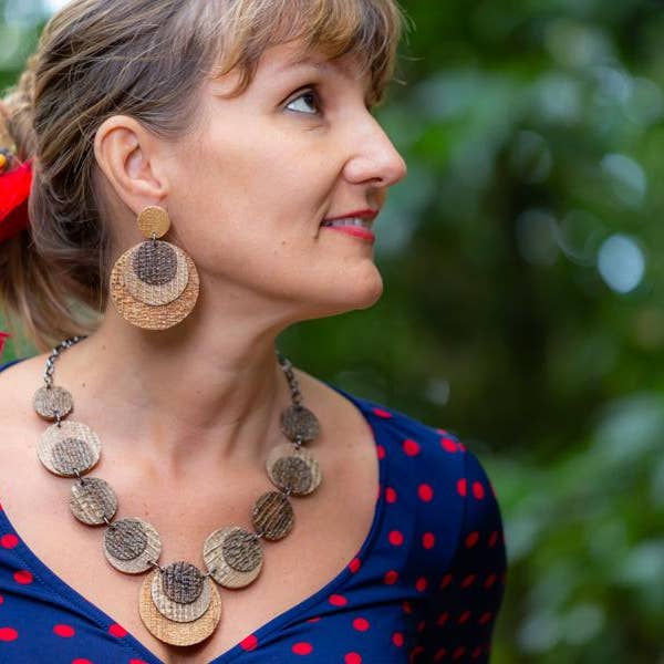 Circles Necklace for wholesale by vireChic