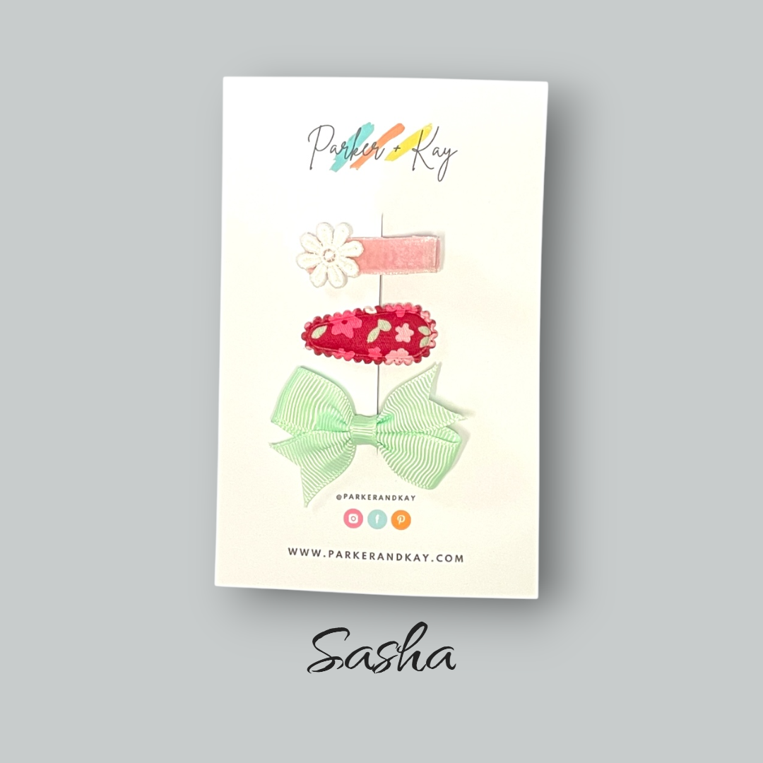 Parker and Kay Collective - Wholesale Hair Clip - Kids - Baby Mini Clips Variety Set6