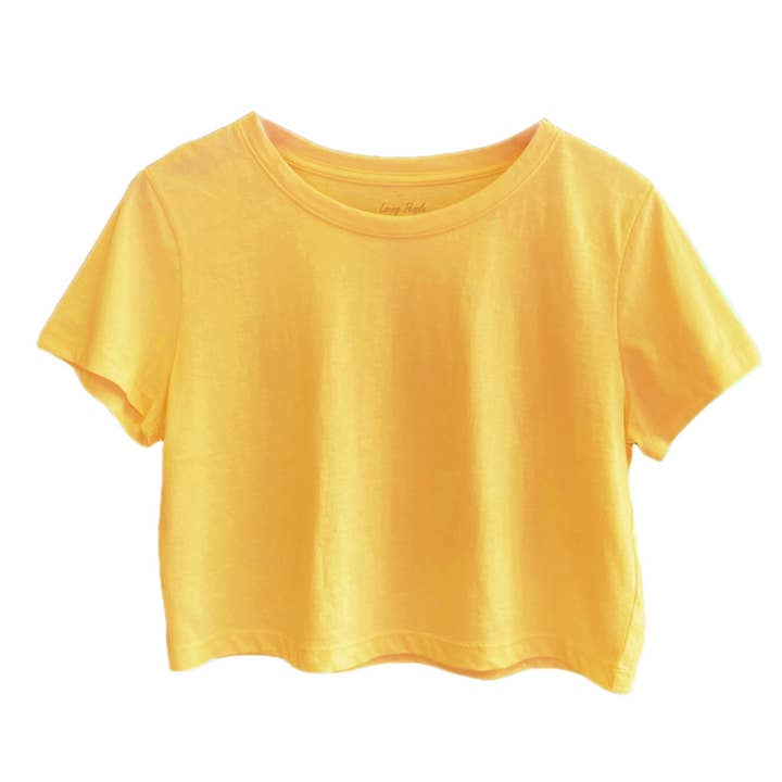 LOVING PEOPLE - Wholesale T-Shirt - Women's - Premium cotton cropped tees15