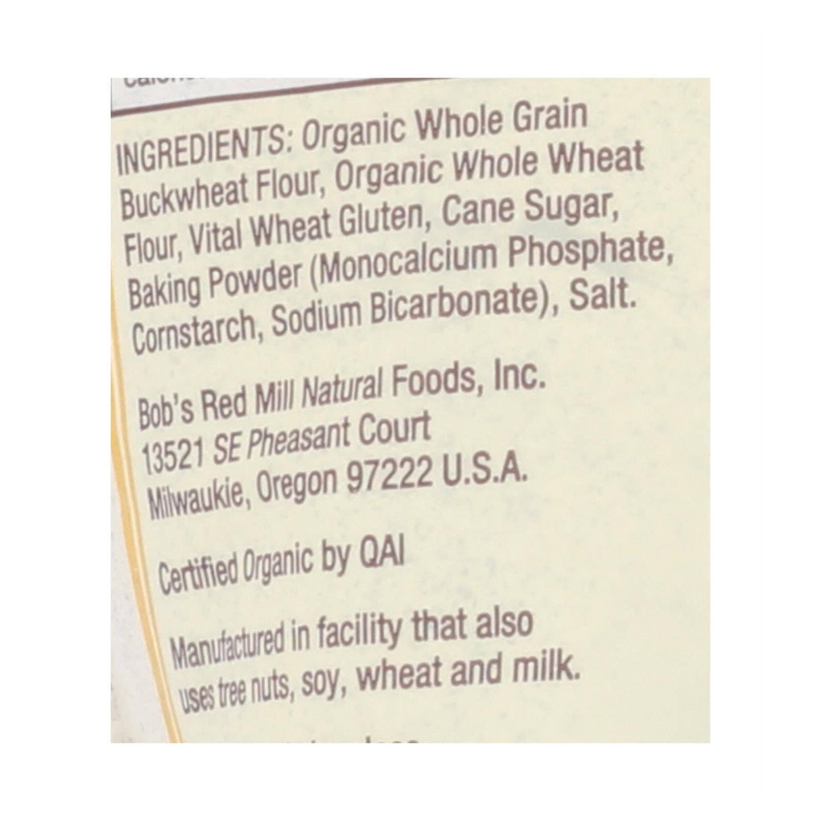 Everyday Supply Co - Wholesale Pancake Mix - Bob's Red Mill - Pancake/waffle Bckwht - Case of 4 - 24 OZ2