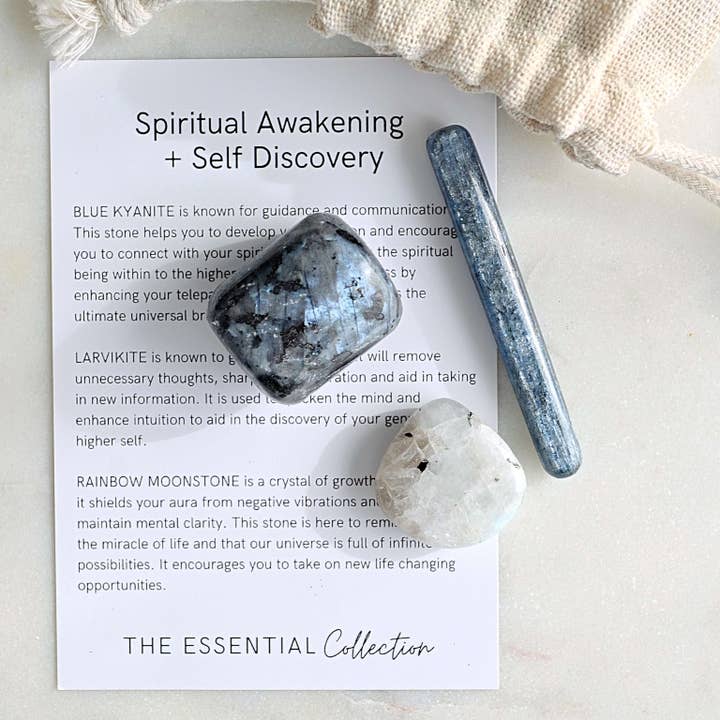 The Essential Collection - Wholesale Spiritual Stone/Crystal - Spiritual Awakening + Self Discovery Crystal Kit