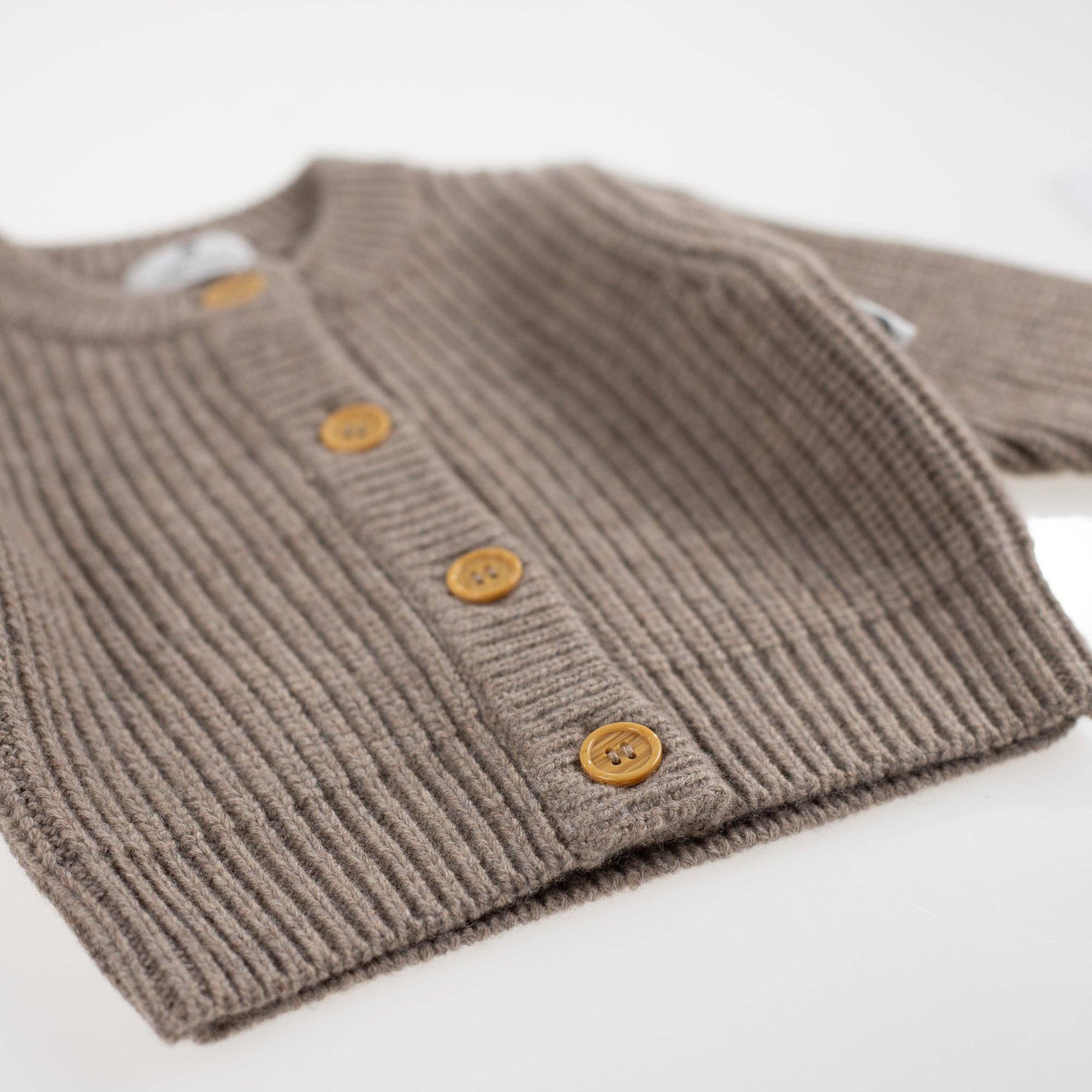 Lille Barn - Venta al por mayor Cárdigan - Bebé - Chaqueta de bebé tejida de lana merino - Cobble8