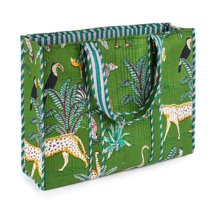 Animal print totes. for wholesale by Samser Designs