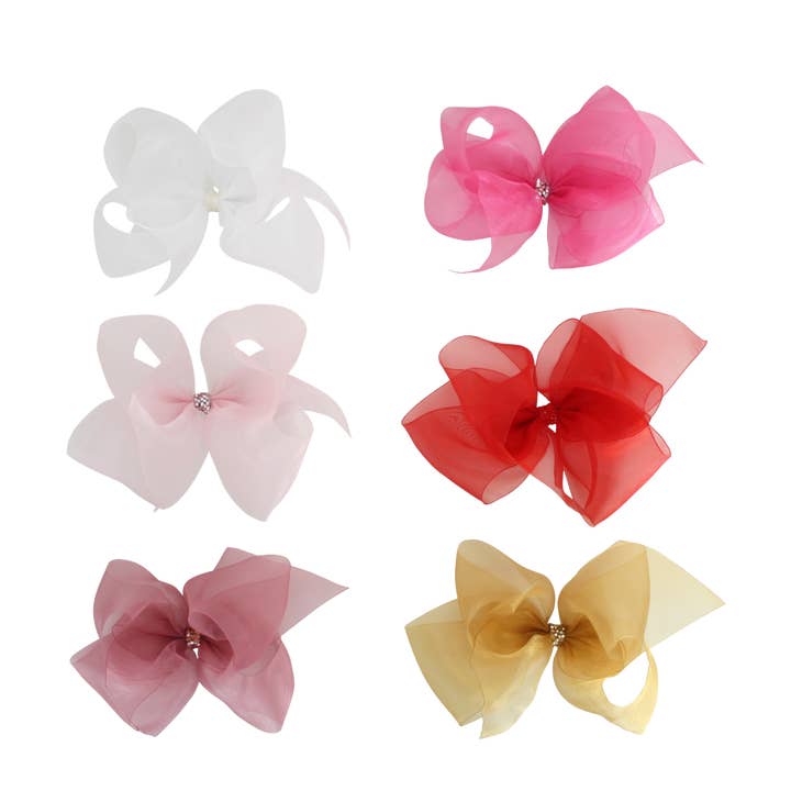 Prinses Organdy Strik voor wholesale door Bows Arts