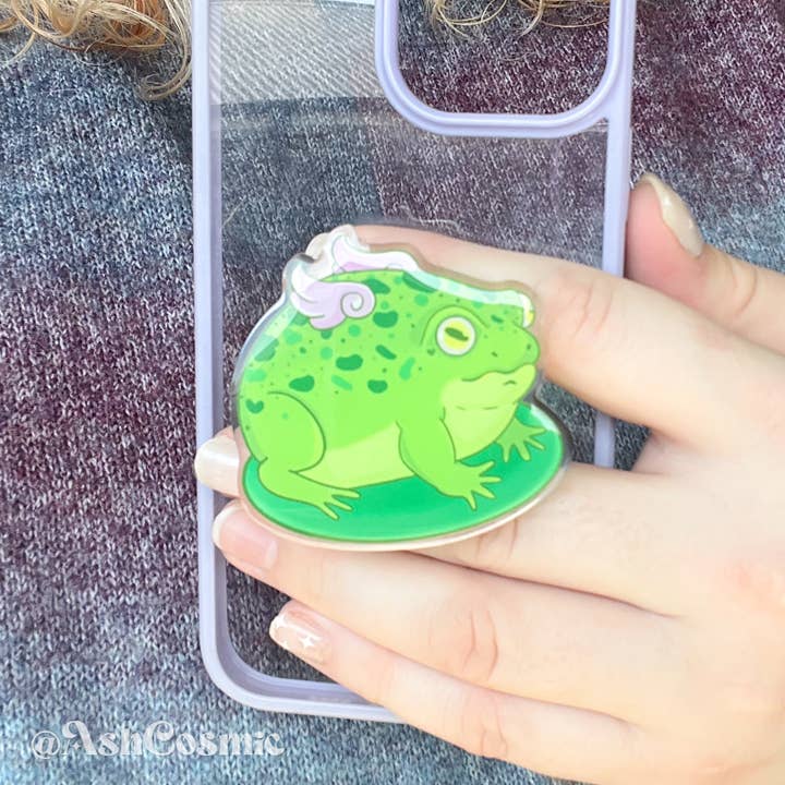 Ash cosmic - Wholesale Phone grip - Fairy Frog Phone or Kindle Grip Socket3