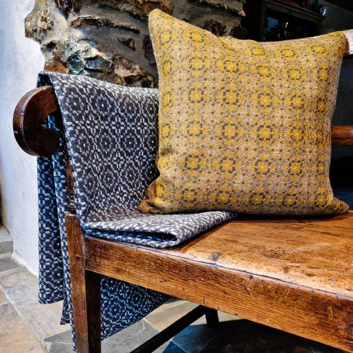 Vintage Rose Upholstery Cushion Cover for wholesale by Melin Tregwynt