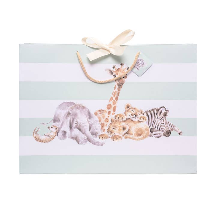 Wrendale Designs - Wholesale Gift Bag - Little Wren Large Gift Bag - Little Savannah