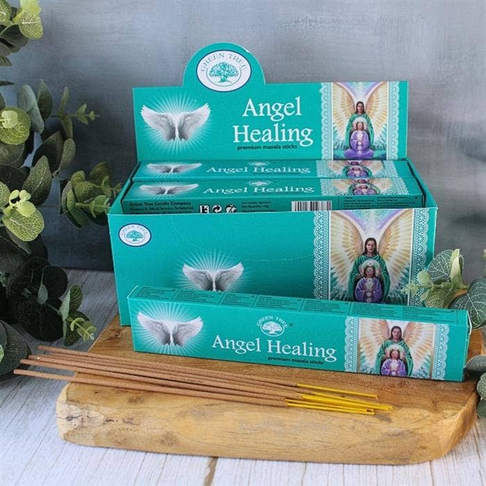 Green Tree - Wholesale Incense - Green Tree Angel Healing Hand Rolled Natural Incense Sticks3