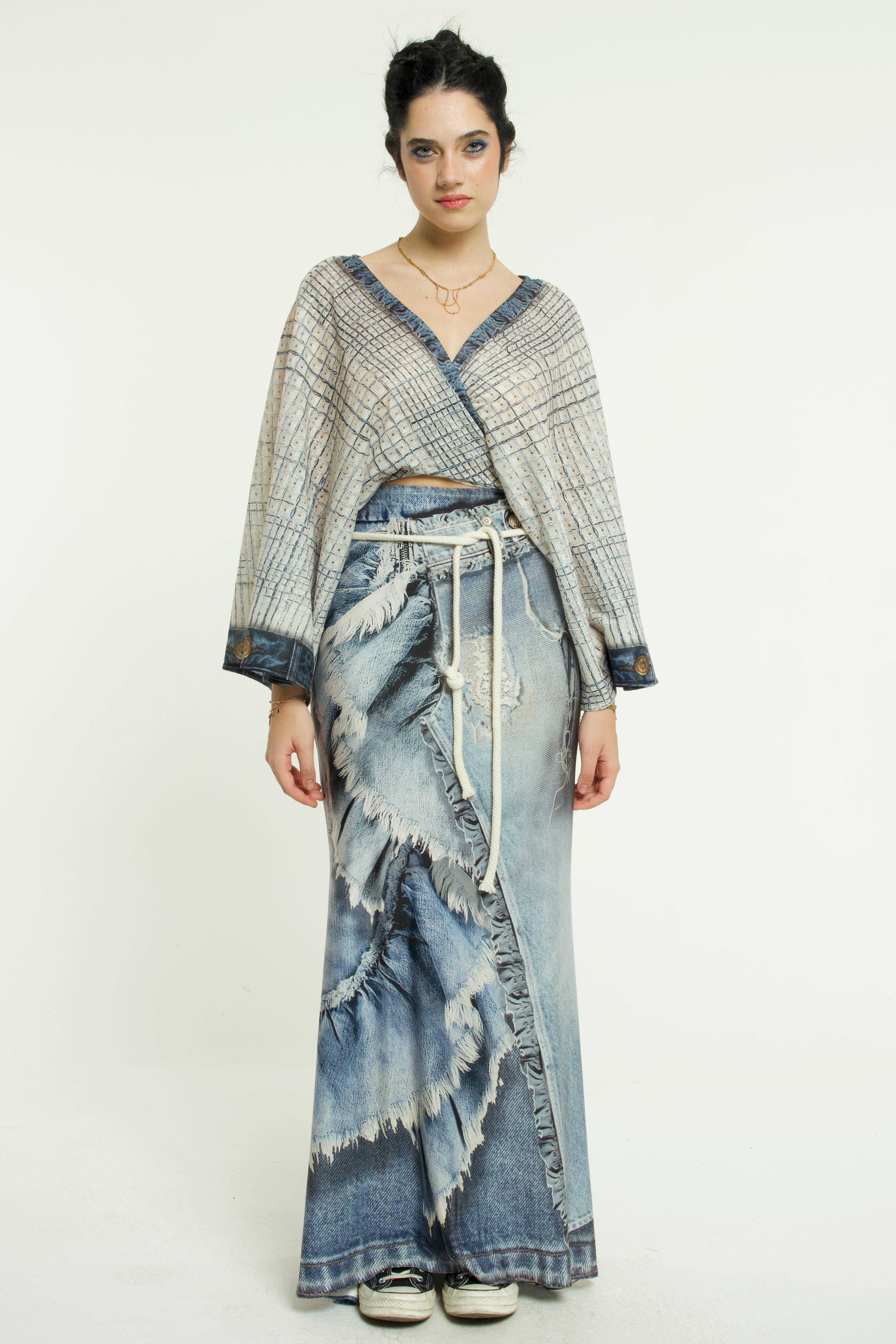 IPNG Design - Wholesale Skirt - Women's - Skirt Mermaid Layered - Jeanious14