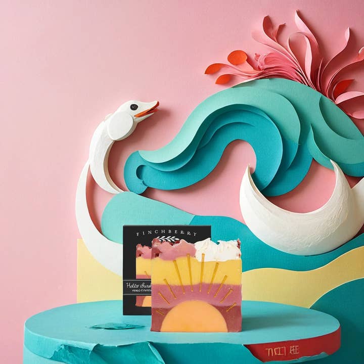 FinchBerry - Wholesale Bar Soap - Hello Sunshine Artisan Handmade Vegan Boxed Soap4