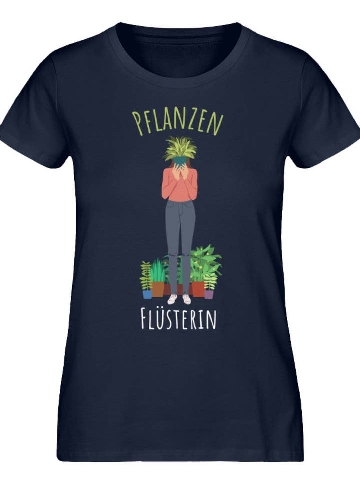 Plant Whisperer - Kvinders premium økologisk skjorte for engroshandel hos GARTENFAN