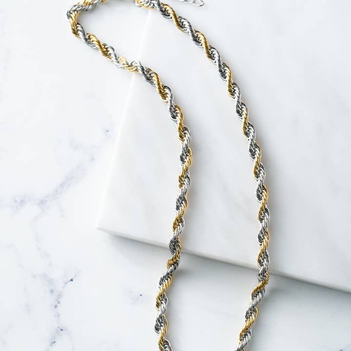 Goupi - Wholesale Link & chain necklace - Rope Style Chain Necklace0