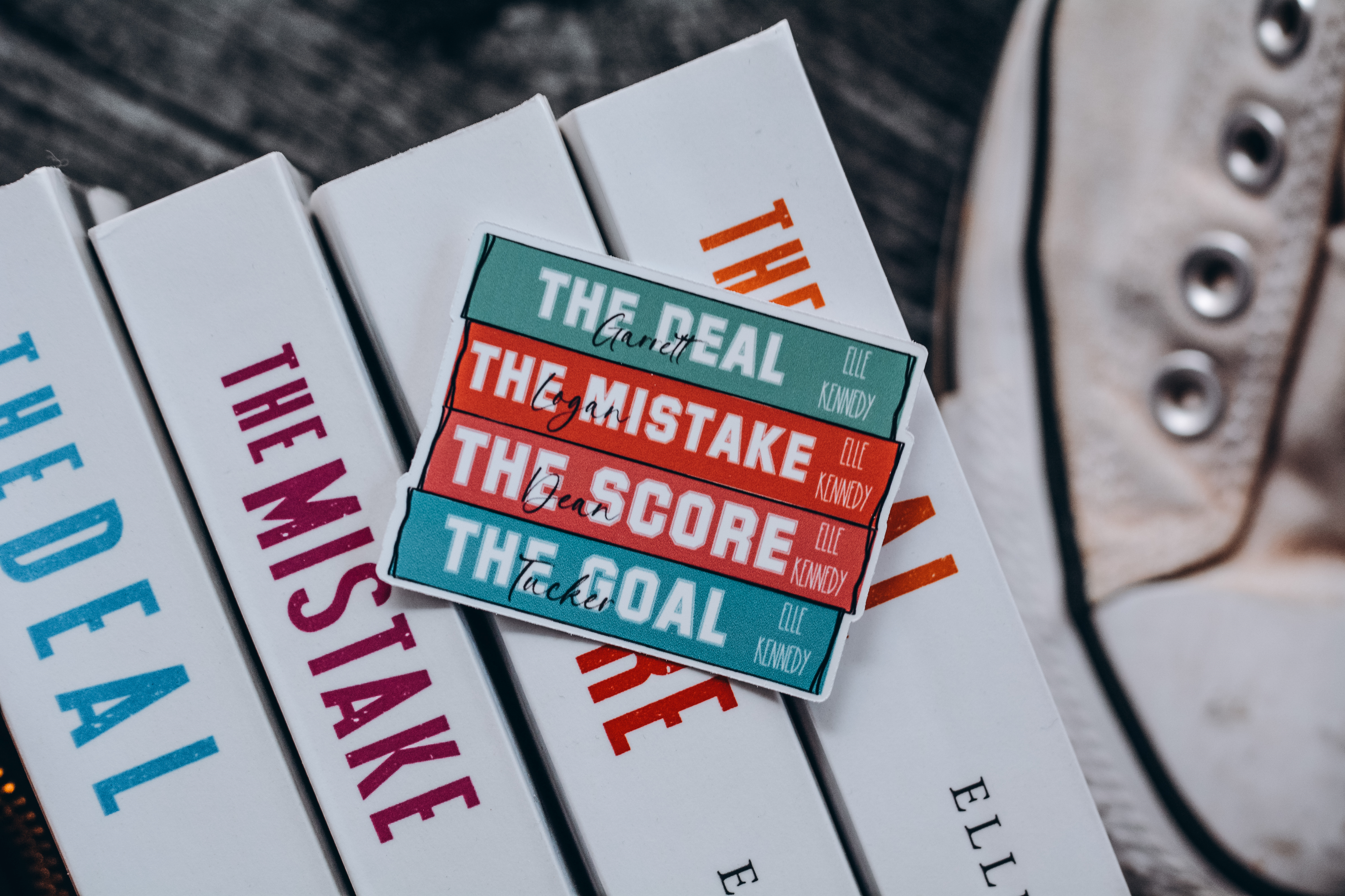 Nerdy Beavers Den - Wholesale Sticker - Off-Campus Series Book Stack0