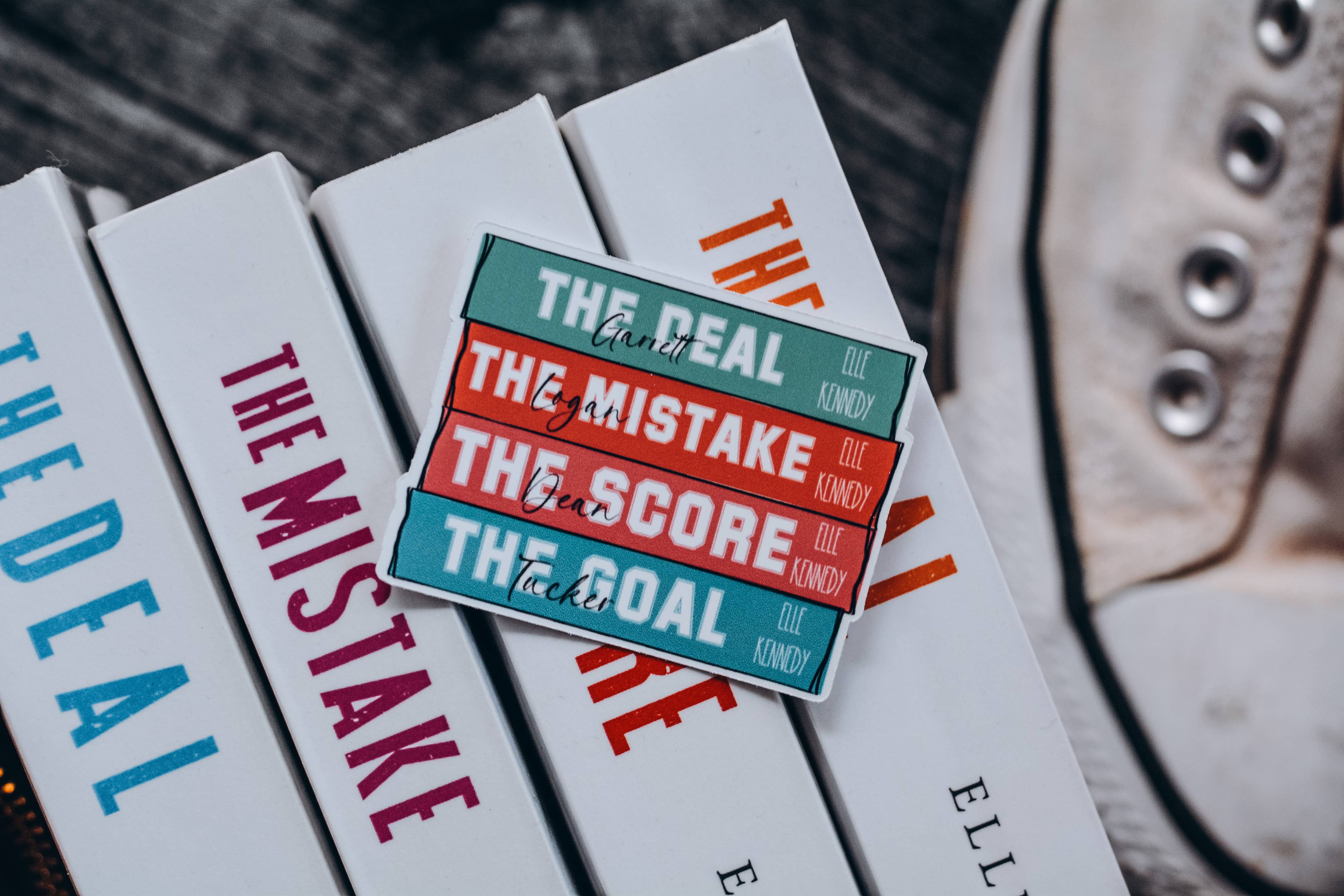 Nerdy Beavers Den - Wholesale Sticker - Off-Campus Series Book Stack