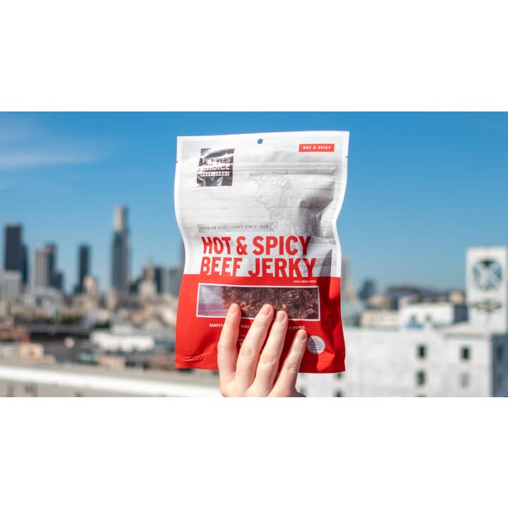 People's Choice Beef Jerky - Wholesale Jerky - Classic - Hot & Spicy Beef Jerky 3.0oz3
