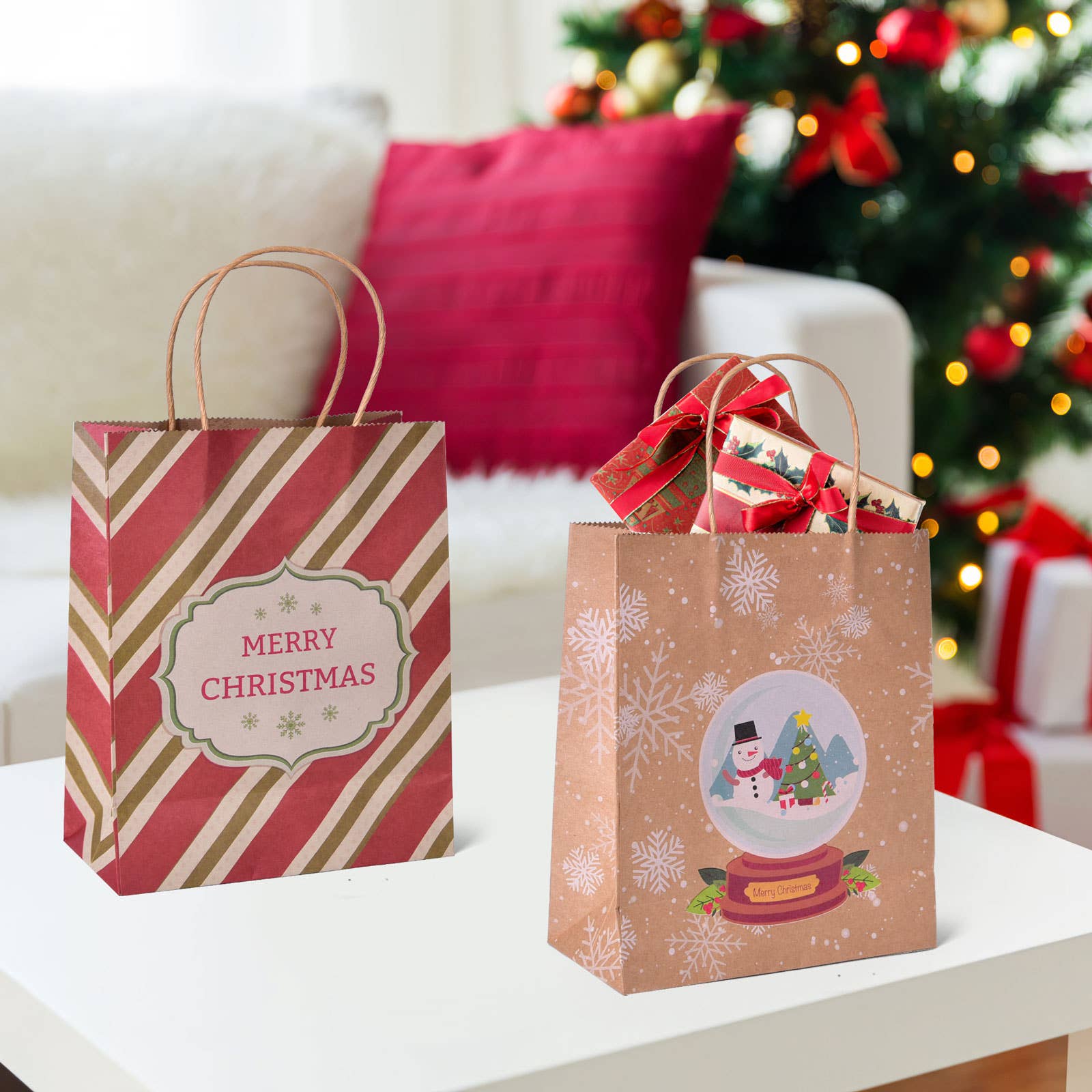 Wholesale Christmas Cute Luxury Medium Gift Bag | Bulk Buy Christmas Gift  Bags