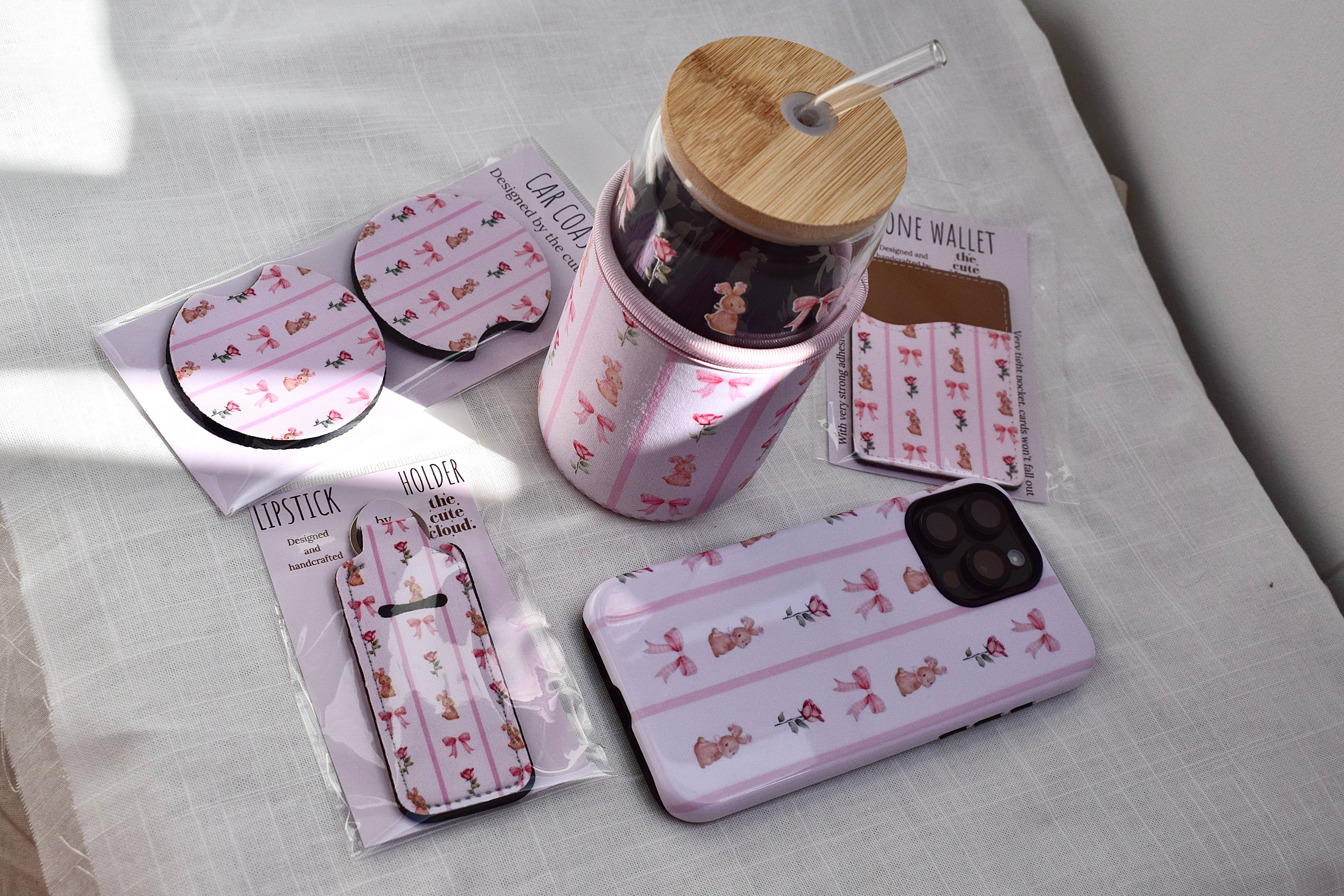 the cute cloud - Vendita all'ingrosso Custodia per cellulare - Donna - Custodia rigida rosa a doppio strato collezione Coquette per iPhone 16 Pro Max10