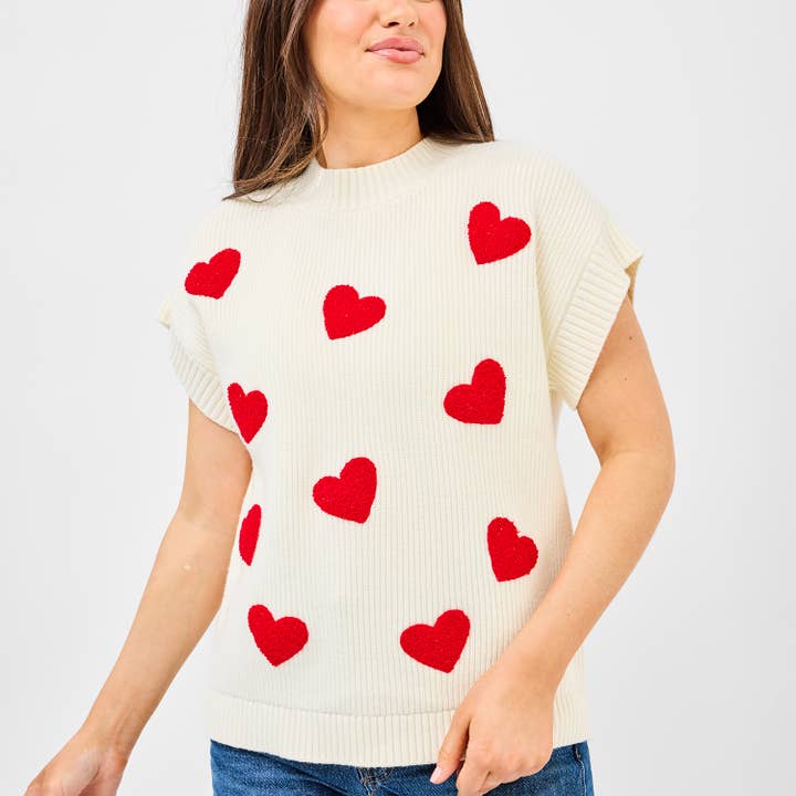 Sweater Josie Mini Hearts for wholesale by Mary Square