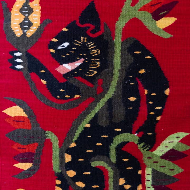 Molave – wholesale Tapestry/textile – Jugar Rojo - Oaxacan Textile1