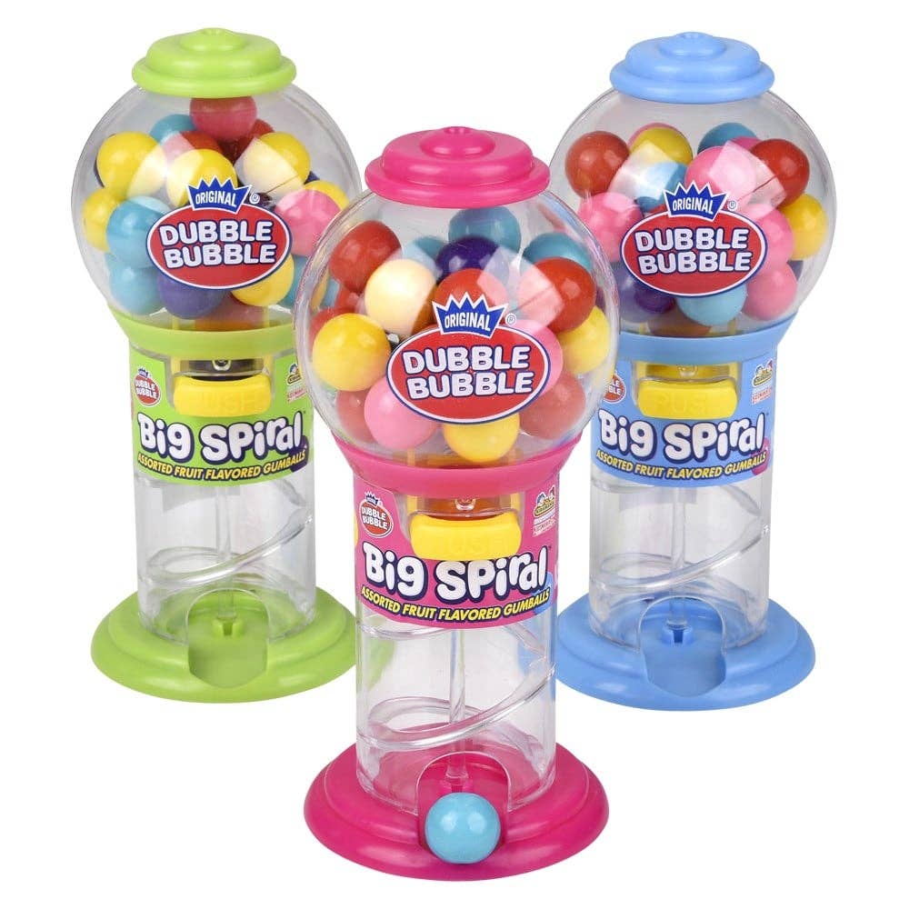 La Luna Bella - Toys - Wholesale Hard Candy - 5" BIG SPIRAL GUMBALL DISPENSER  - LLB Candy1
