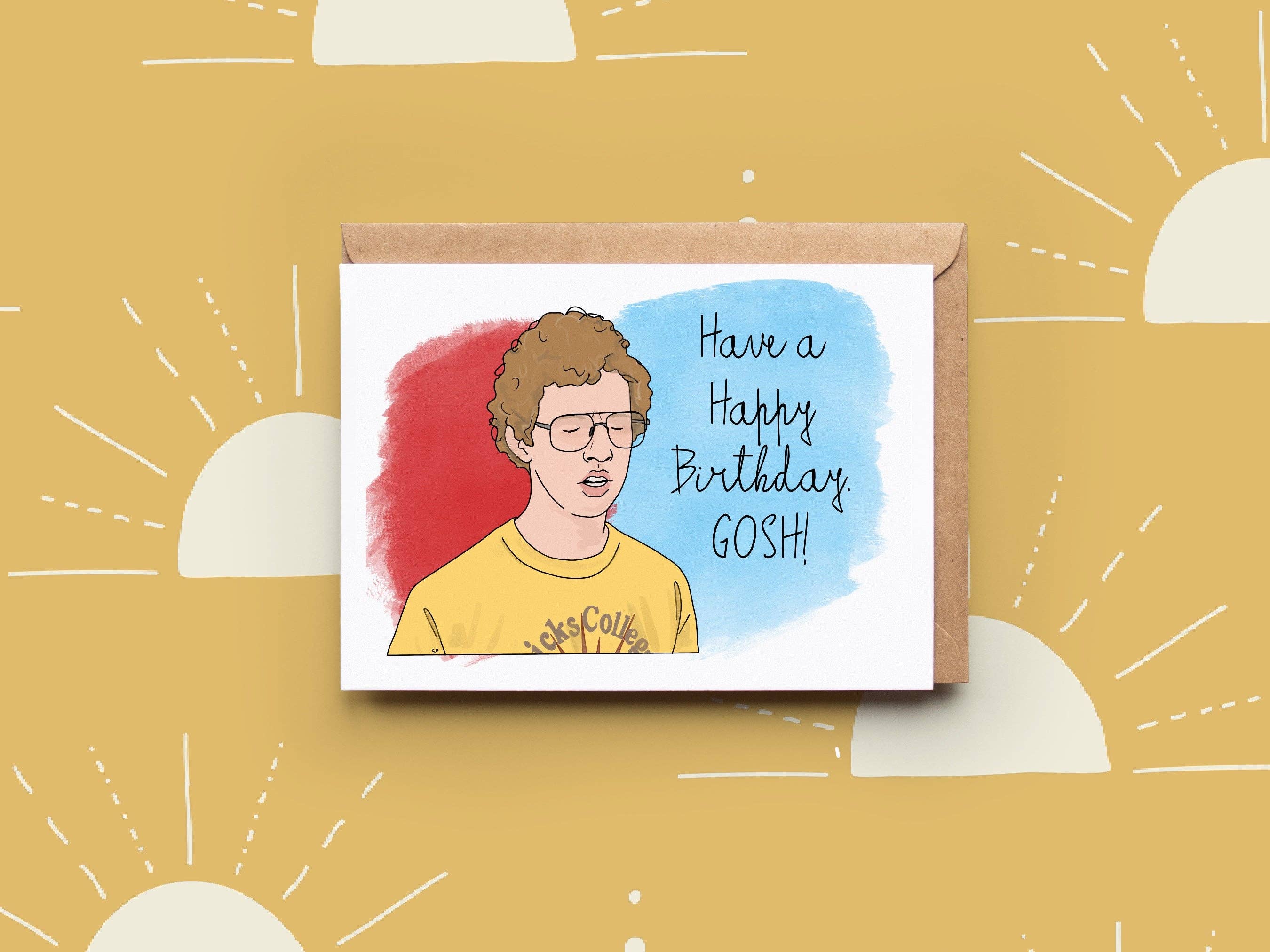 Sarah Pilar - Vente Cartes d'anniversaire - Carte d'anniversaire Napoleon Dynamite