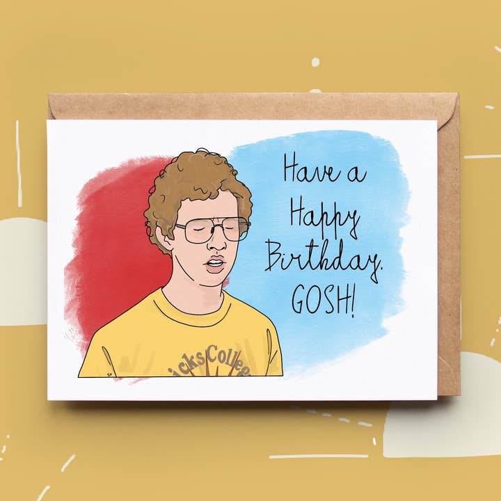 Napoleon Dynamite Birthday Card for wholesale by Sarah Pilar