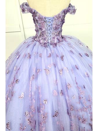 Chicas – Großhandel Abendkleid – Damen – Glitzer- und Pailletten-Schmetterlings-Quinceañera-Kleid CHF31035