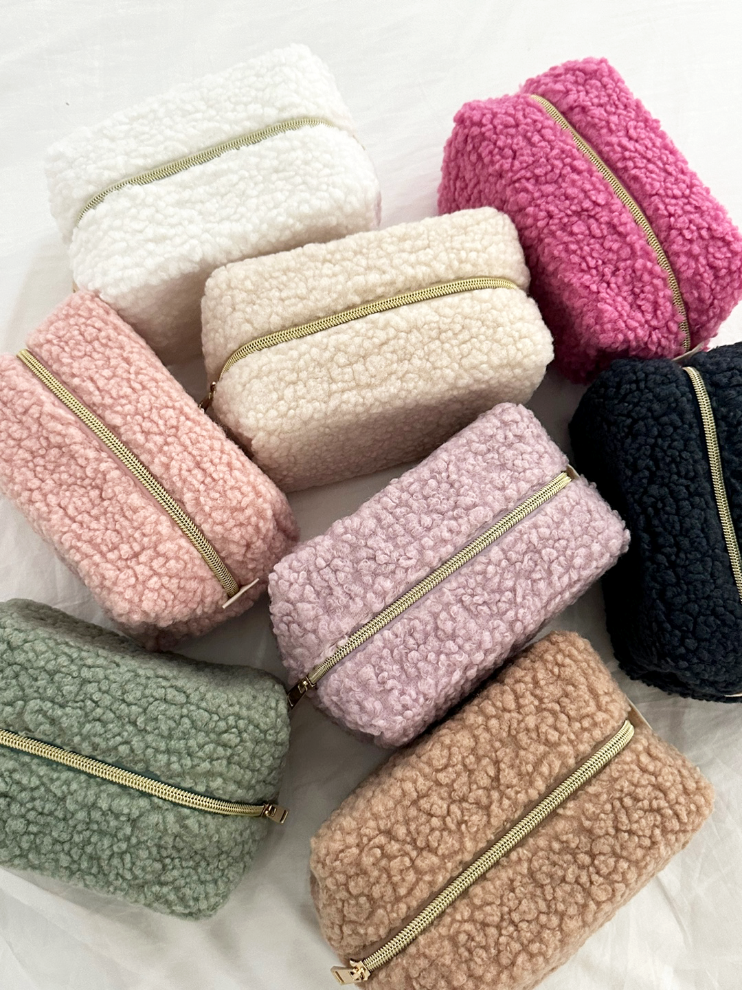 LoveLina – Engroshandel Kosmetiktaske – Teddy Bear kosmetikpung i stof (TEDDY)7