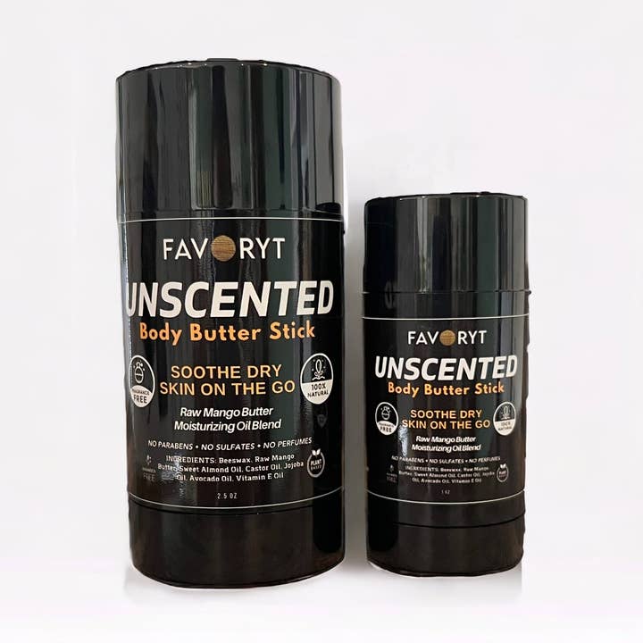 Unscented Body Butter Skin Balm Stick for wholesale by FAVORYT Brand