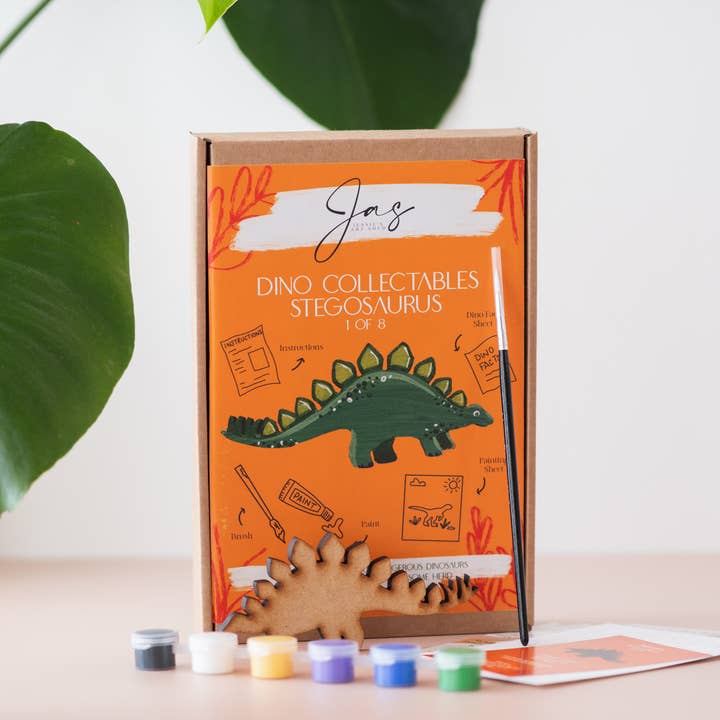 Stegosaurus - Dino Collectables - Art Kit for wholesale by Jessie's Art Shed Ltd