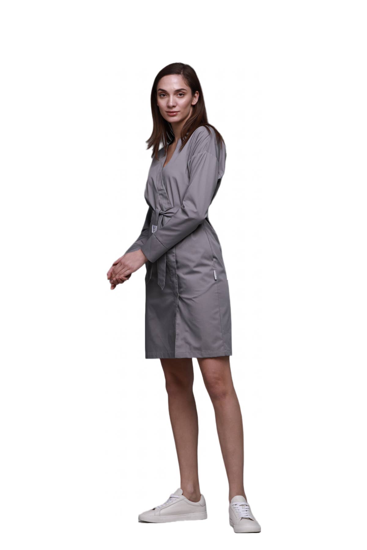 In White - Wholesale Gown - Women's - 142 Medical Gown1