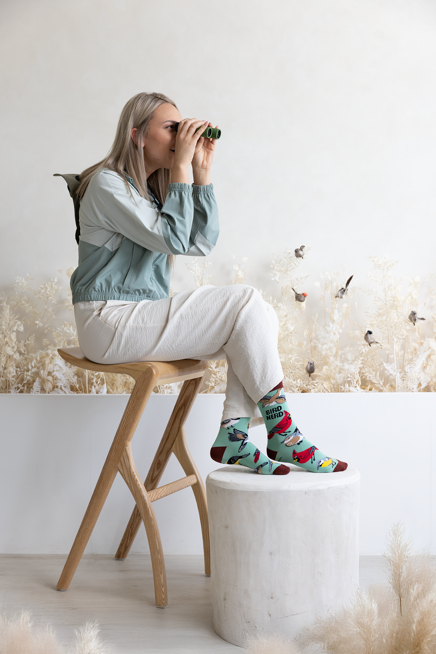 Uptown Sox - Wholesale Socks - Women's - Bird Nerd Socks - S/M (Women)2