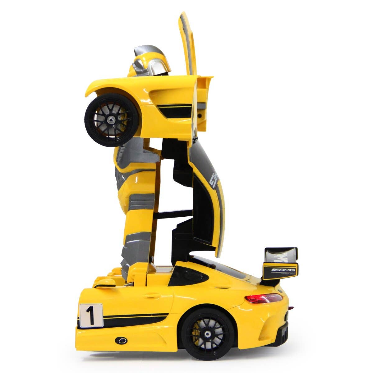 mhw24 – wholesale Toy car/truck – Child – Mercedes-AMG GT3 1:14 yellow 2.4GHz transformable9