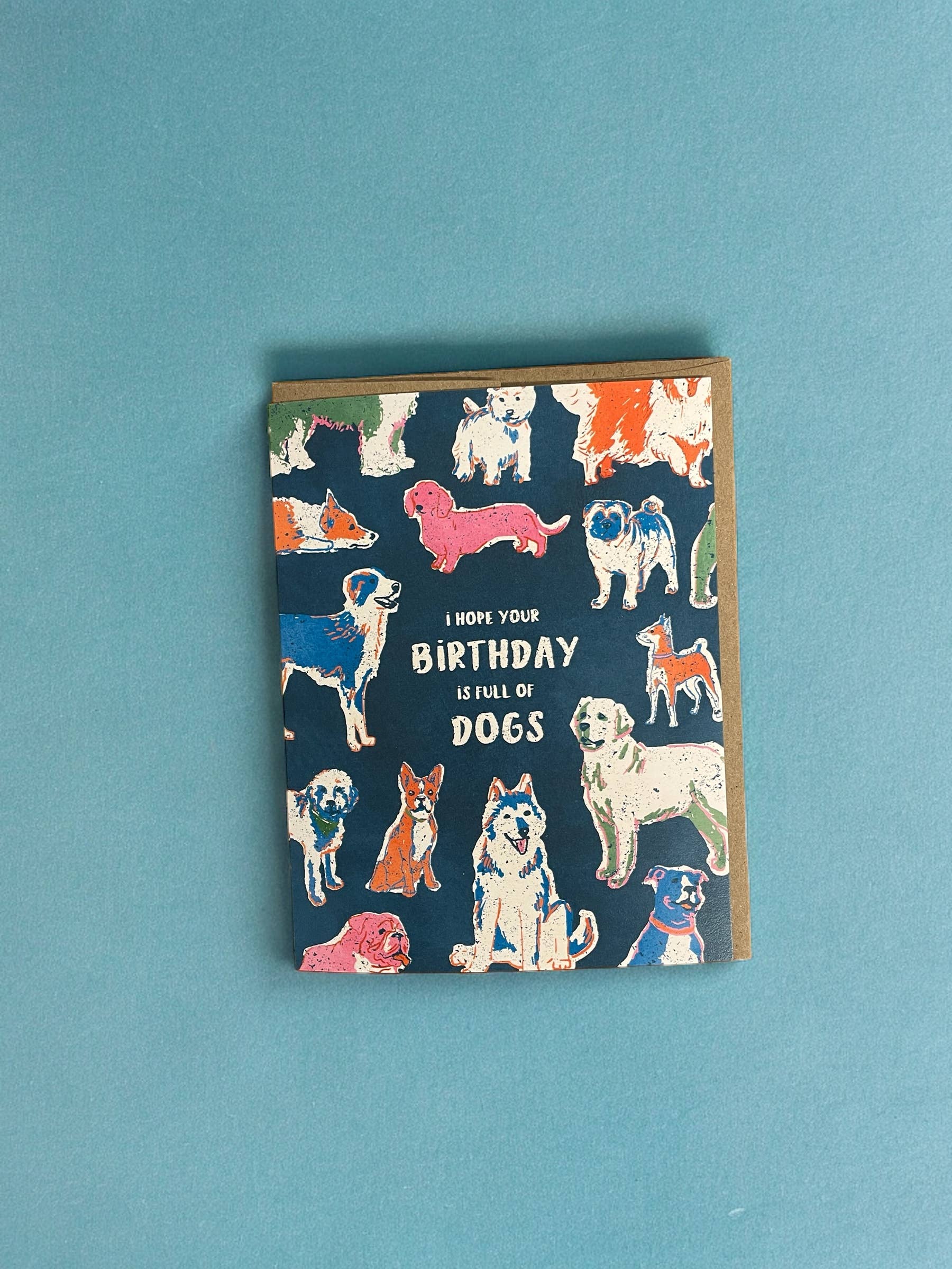 Wild Optimist - Wholesale Birthday Card - I Hope Your Birthday is Full of Dogs Greeting Card2