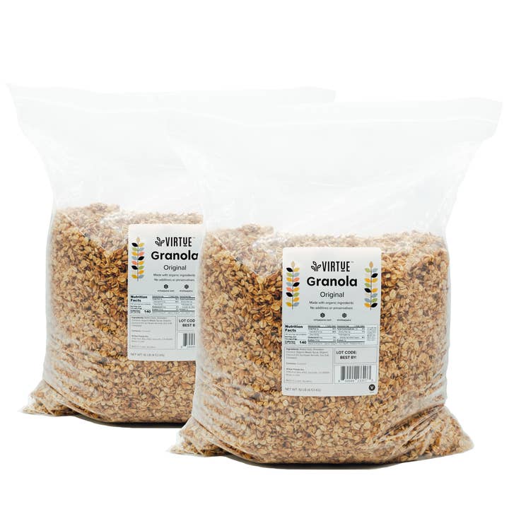 Virtue Foods Inc. - Wholesale Granola - Specialty Foodservice Granola - 20lb Bulk