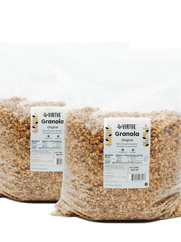 Specialty Foodservice Granola - 20lb Bulk for wholesale by Virtue Foods Inc.