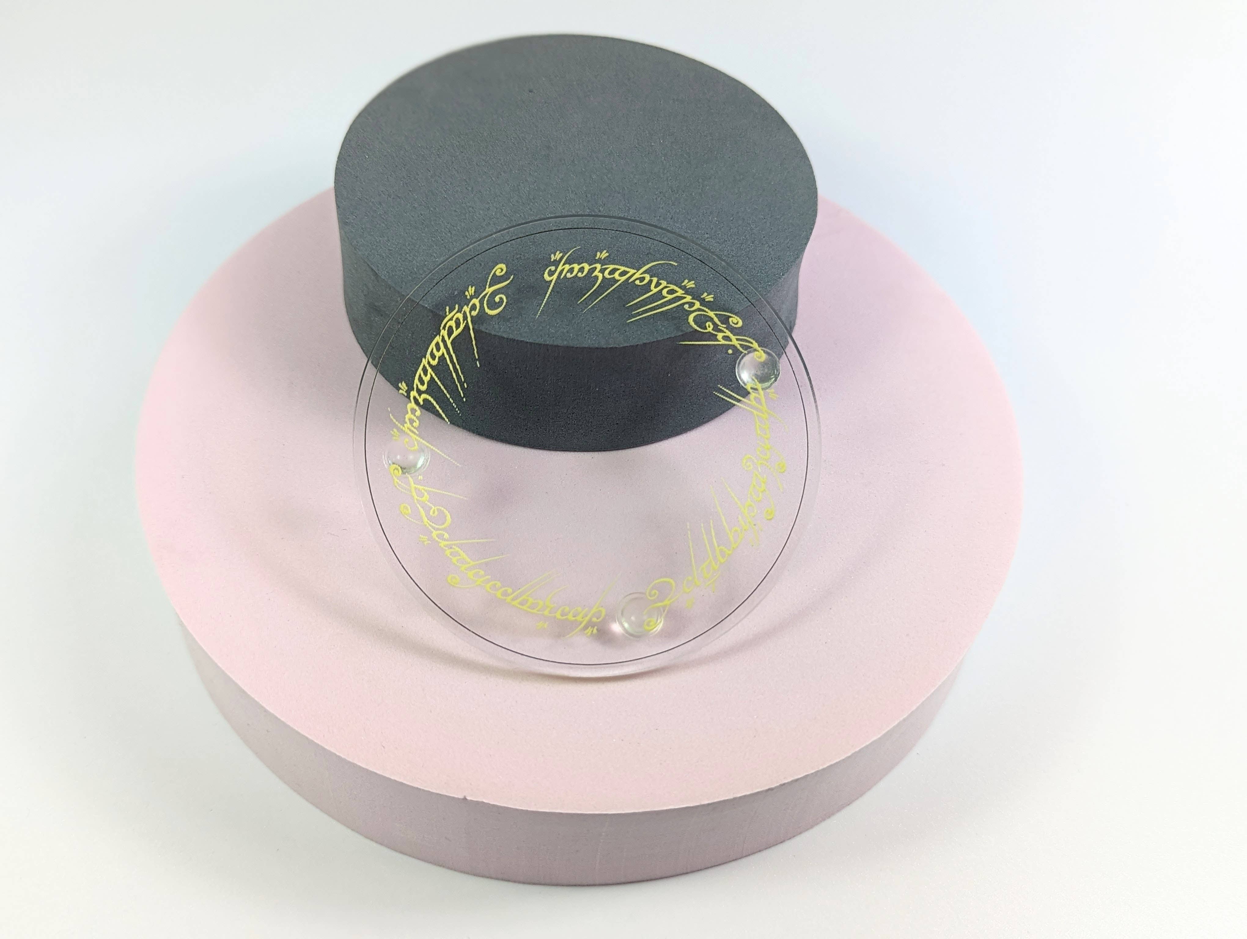 Chikai Shop – Base de copos por atacado – LOTR Bases para copos inspirados em acrílico claro3