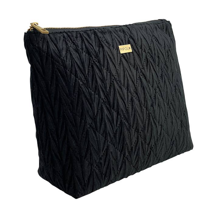 Triangle Cosmetic Bag Quilted for wholesale by PIPOL